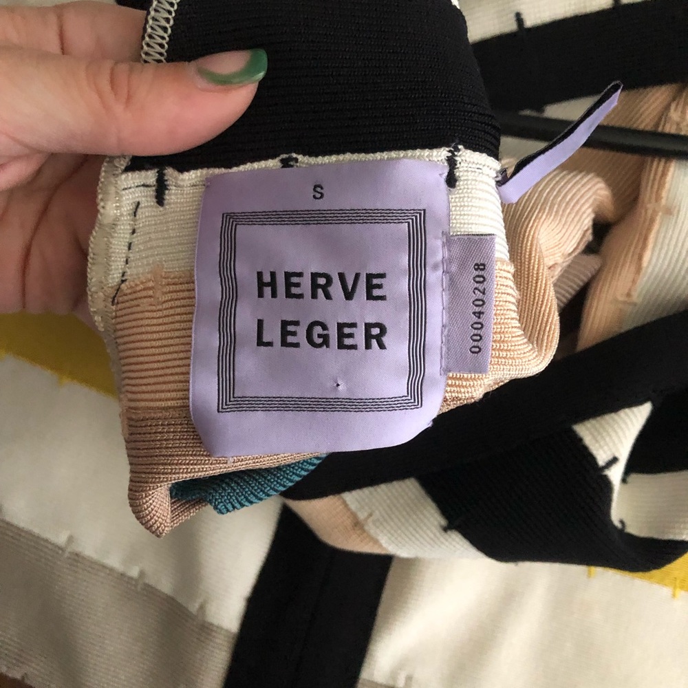 RARE Herve Leger Midi Dress